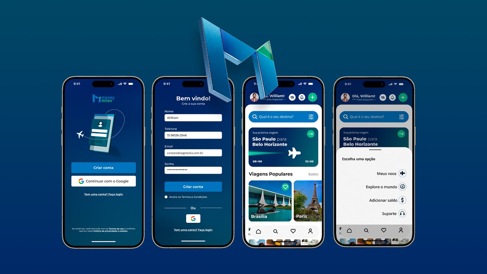 App de Viagens Aéreas - Money Miles